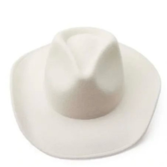 Zara x Barbie Cowboy Hat White Wool Felt - Picture 5 of 5